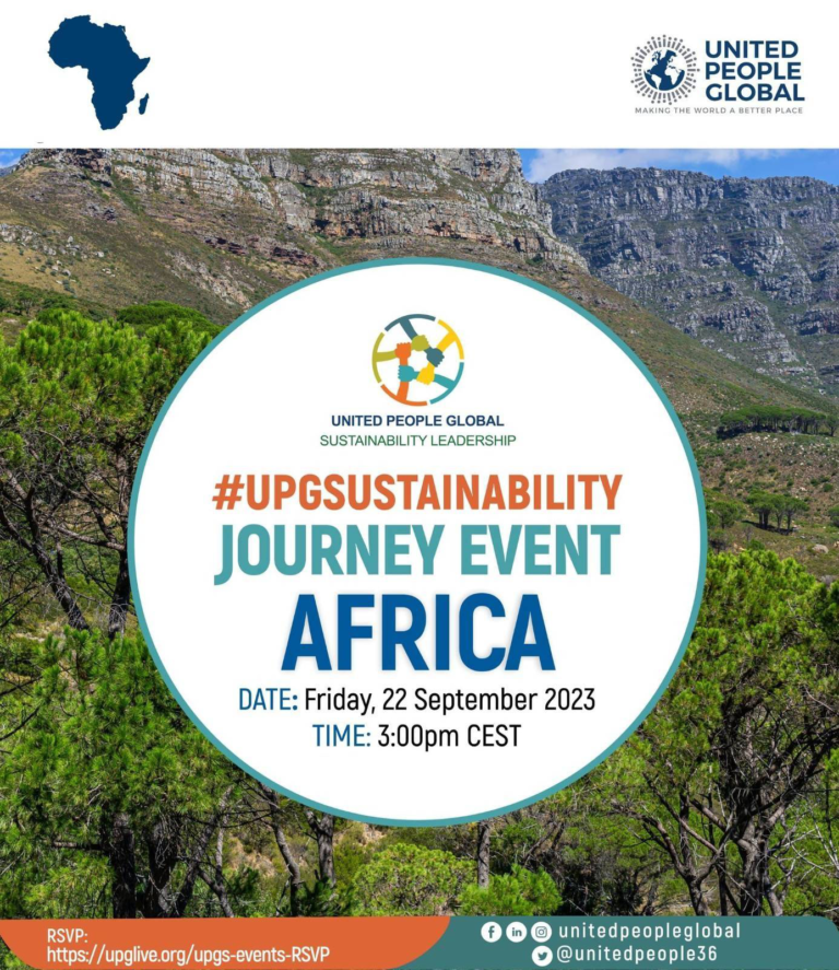 #UPGSUSTAINABILITY JOURNEY EVENT AFRICA